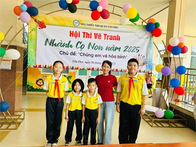 🖍🖍Ngày 30/03/2025, học sinh trường Tiểu học Tân Sơn Nhì đã tham gia Hội thi Nhành cọ non năm 2025.